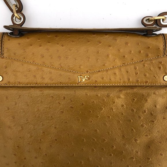 Diane Von Furstenburg OSTRICH HARPER TASSEL BAG - Picture 10 of 11